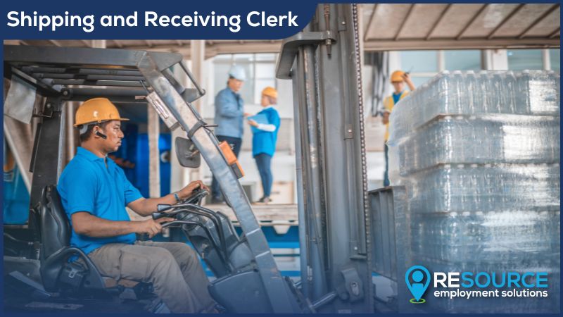 Shipping and Receiving  Clerk